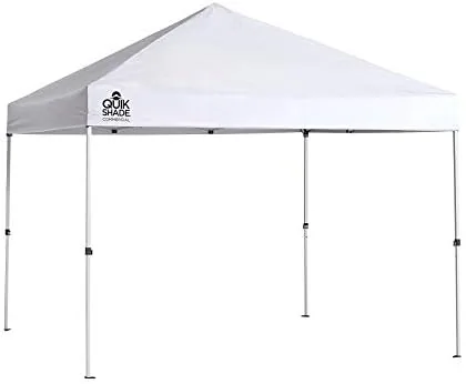 quik shade commercial 10 x 10 ft straight leg canopy white
